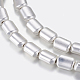 Non-magnetic Synthetic Hematite Beads Strands G-P338-18B-6x9mm-MS-1