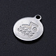 201 Stainless Steel Charms STAS-S105-T845-2