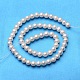 Fili di perle di perle d'acqua dolce coltivate naturali PEAR-E009-6-6.5mm-2