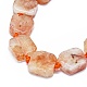 Natürliche sunstone Perlen Stränge G-F725-26-3