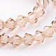 Faceted Bicone Imitation Austrian Crystal Glass Bead Strands G-PH0007-29-4mm-2