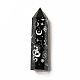 Point Tower Natural Obsidian Home Display Decoration DJEW-C002-01A-1