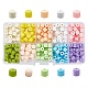 CHGCRAFT 400Pcs 10 Colors Polymer Clay Beads CLAY-CA0001-09-1