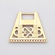 Filigree Trapezoid Plating Zinc Alloy Chandelier Components PALLOY-N0099-14RG-1