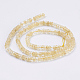 Chapelets de perles de pierre de pastèque en verre G-P355-06B-2