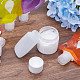 ポータブル空ペットプラスチックポイントボトルセット  防水スクイズボトルバッグ  シャワー用  シャンプー  化粧品  乳液貯蔵  ミックスカラー  114x90mm  8個/セット MRMJ-PH0001-25-6