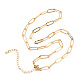 Изготовление ожерелья-цепочки из латунной скрепки KK-S356-575-NF-3