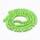Spray Painted Glass Bead Strands GLAD-S075-8mm-23-2
