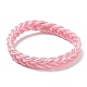Sparkling Plastic Cord Braided Stretch Bracelets BJEW-R313-04B-1