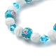 Bracelets de perles faits à la main au chalumeau BJEW-JB06578-4