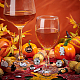 Наборы для изготовления шармов для бокалов для вина на Хэллоуин своими руками DIY-SC0018-86-5