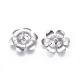 6-Petal 316 Surgical Stainless Steel Bead Caps STAS-G196-01P-2