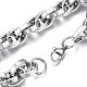 201 Stainless Steel Rope Chain Bracelet for Men Women BJEW-S057-68-3