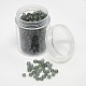 1 confezione trasparente glassato 6/0 perle di vetro perline fai da te sciolto spacer mini perle di vetro SEED-X0009-6-M26-B-2