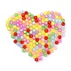 Frosted Acrylic Beads FACR-Q006-8mm-M-1