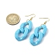 Boucles d'oreilles pendantes en forme de chaînes gourmettes en acrylique EJEW-JE05571-3
