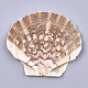 Бусины из натуральных раковин морского гребешка SSHEL-S258-46-2