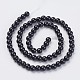 Brins de perles de verre teints écologiques HY-A008-6mm-RB080-2
