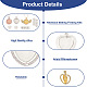 Fashewelry collana con ciondolo fai da te che crea kit di ricerca DIY-FW0001-29-3