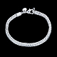 Laiton bracelets de la chaîne de blé BJEW-BB17048-2