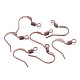 Brass French Earring Hooks X-KK-Q366-RC-NF-1