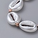 Verstellbare geflochtene Perlenarmbänder aus Nylonfaden BJEW-JB04946-02-2