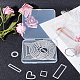 BENECREAT 6 Sets Cutting Dies Cut Metal Scrapbooking Stencils Nesting Die for DIY Embossing Photo Album Decorative DIY Paper Cards Making - Round DIY-BC0010-09-5