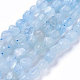 Chapelets de perles en aigue-marine naturelle G-P433-06B-01-2