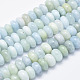 Chapelets de perles en aigue-marine naturelle G-K246-01-1