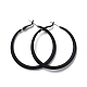 Большие серьги-кольца из сплава для женщин EJEW-M201-01H-1