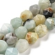 Brins de perles d'amazonite de fleurs naturelles G-C085-A01-01-1