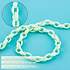 PandaHall 7pcs Acrylic Chain Links 7 Colors C-Clips Hooks Chain Links 39.4
