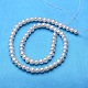 Hebras de perlas de perlas de agua dulce cultivadas naturales de papa PEAR-E007-5-6mm-A-2