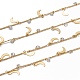 3.28 Feet Handmade Brass Curb Chains X-CHC-I036-66G-1