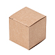 クラフト紙箱  正方形  ダークチソウ  3.8x3.8x3.8cm CON-WH0029-01-5