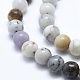Blanc naturel opale africain perles brins G-E472-02-10mm-3