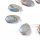 Chapelets de perles en jaspe aqua terra naturel G-F612-06-3