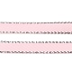 Cinta de Grosgrain de doble filo con rosca plateada para la decoración del festival de bodas SRIB-L012-6mm-001-4