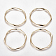Lega di rings collega&nbsp;PALLOY-WH0065-89B-G-2