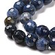 Natural Dumortierite Beads Strands G-E571-06A-3