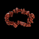 Copeaux de goldstone synthétiques étirer bracelets BJEW-BB16534-H-2