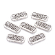 Rectangle Carved Word Best Friend Tibetan Style Alloy Message Links connectors for Bracelet Making X-TIBE-S248-AS-FF-1