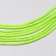 ポリエステル&スパンデックスコードロープ  16プライ  芝生の緑  2mm  約109.36ヤード（100m）/バンドル RCP-R007-354-2