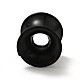 シリコーン耳栓ゲージ  男性女性用トンネル耳エキスパンダー  ブラック  9x10mm  ピン：6mm EJEW-G319-01D-3