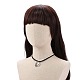 2Pcs 2 Style Alloy Enamel Yin Yang Metching Pendant Necklaces Set NJEW-JN04175-02-3