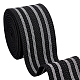 Cordon/bande en caoutchouc élastique en polyester pandahall elite OCOR-PH0001-51-1