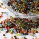 12/0 colores transparentes abalorios de la semilla de cristal redondo SEED-K003-2mm-M11-1