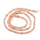 Chapelets de perles de sunstone naturelle naturelles G-P457-B01-20-3