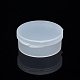 泡立てプラスチックビーズ容器  コラム  透明  5.2x2.3センチ。容量：25ミリリットル CON-L006-03-2
