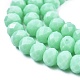 Chapelets de perles en verre opaque de couleur unie EGLA-A034-P4mm-D14-1
